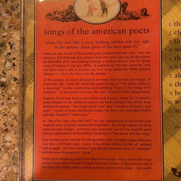 Ted Jacobson days gone bye songs of the American poets CD - Picture 3 of 4